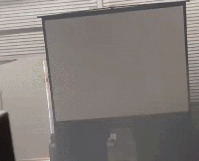 レーザーと映像の組み合わせた画像